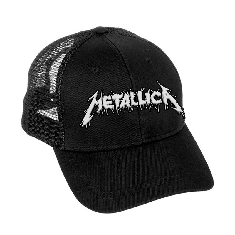 Metallica - Splatter Logo - Hat - Black/Product Detail/Apparel