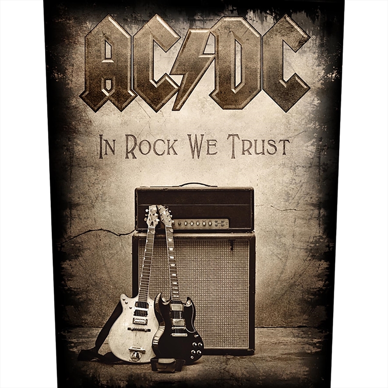 AC/DC - In Rock We Trust (Backpatch) - Patch/Product Detail/Buttons & Pins