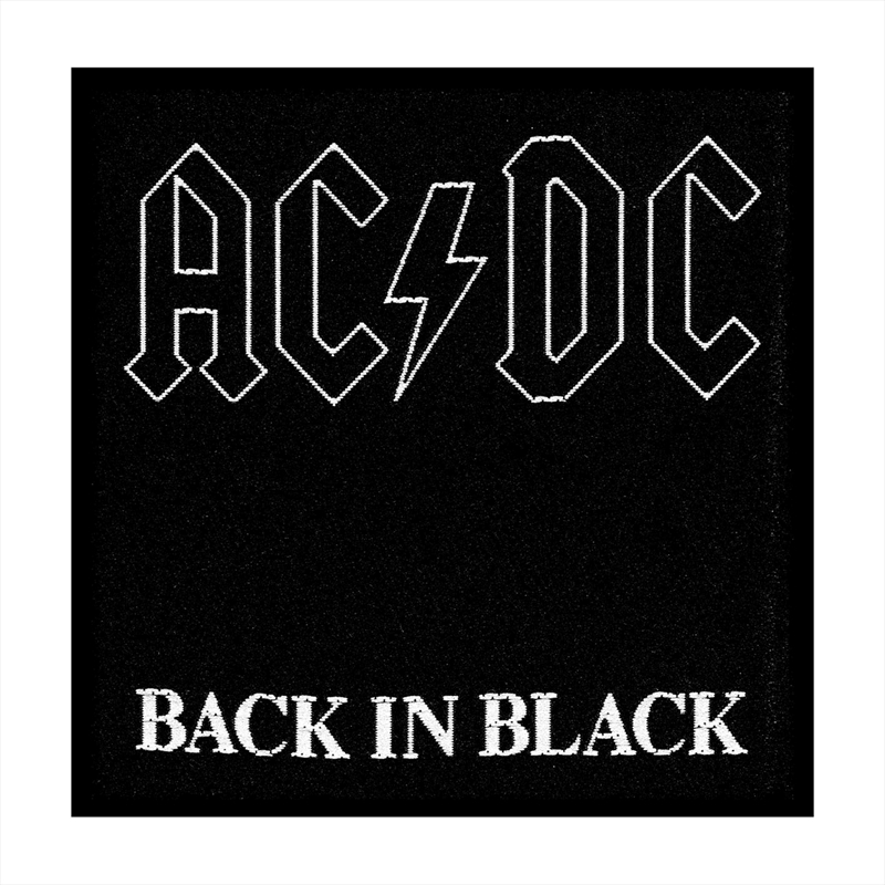 AC/DC - Back In Black - Patch/Product Detail/Buttons & Pins