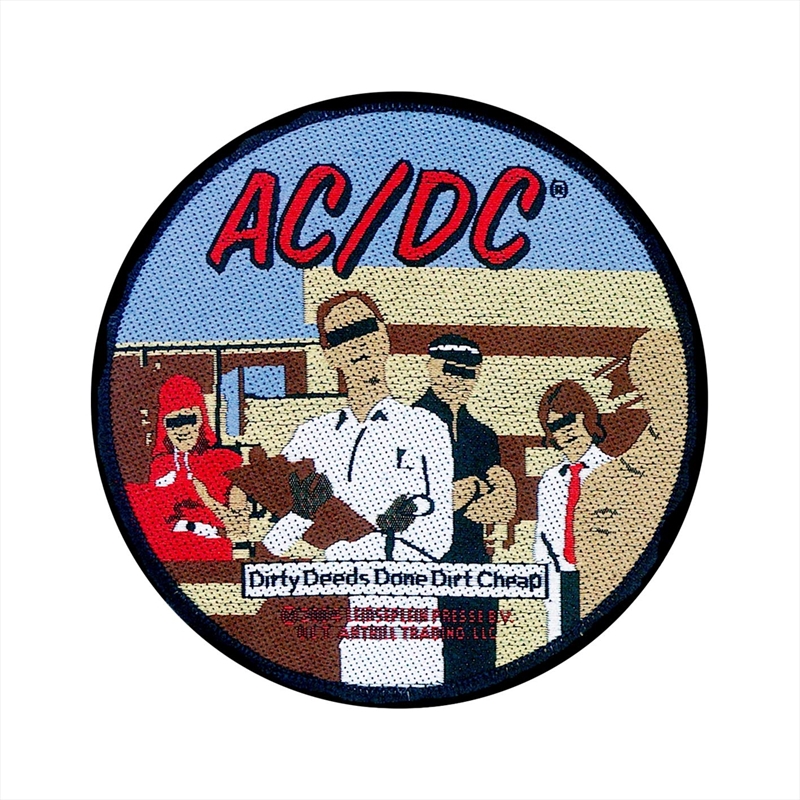 AC/DC - Dirty Deeds - Patch/Product Detail/Buttons & Pins