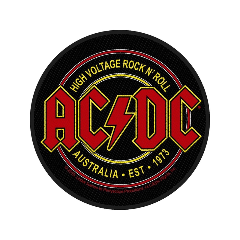 AC/DC - High Voltage Rock N Roll - Patch/Product Detail/Buttons & Pins