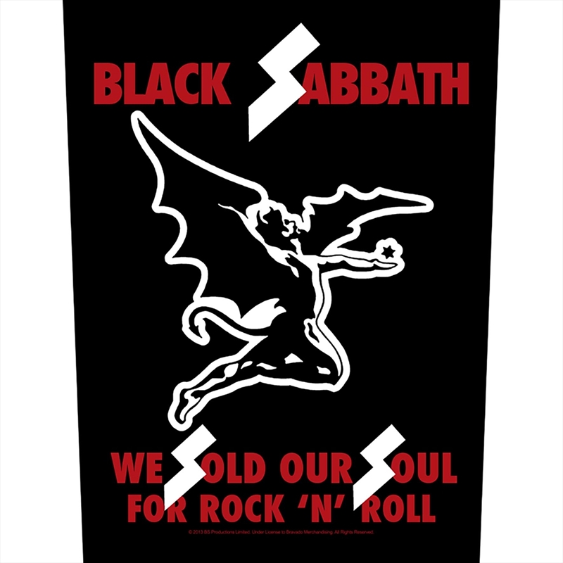 Black Sabbath - We Sold Our Souls (Backpatch) - Patch/Product Detail/Buttons & Pins