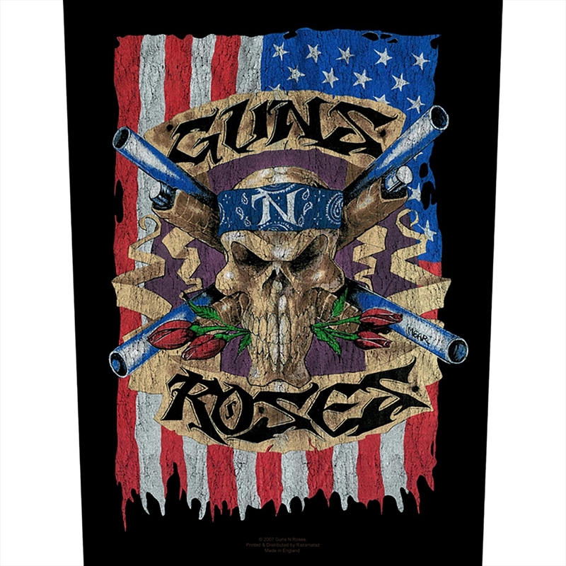 Guns N' Roses - Flag (Backpatch) - Patch/Product Detail/Buttons & Pins