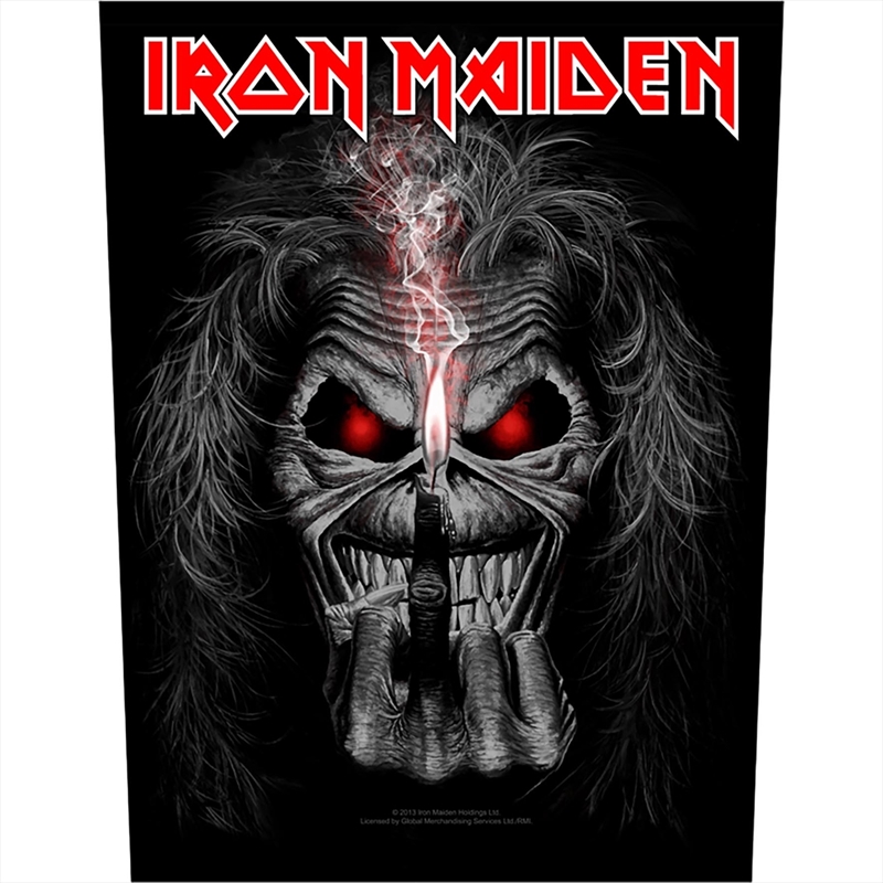 Iron Maiden - Eddie Candle Finger (Backpatch) - Patch/Product Detail/Buttons & Pins