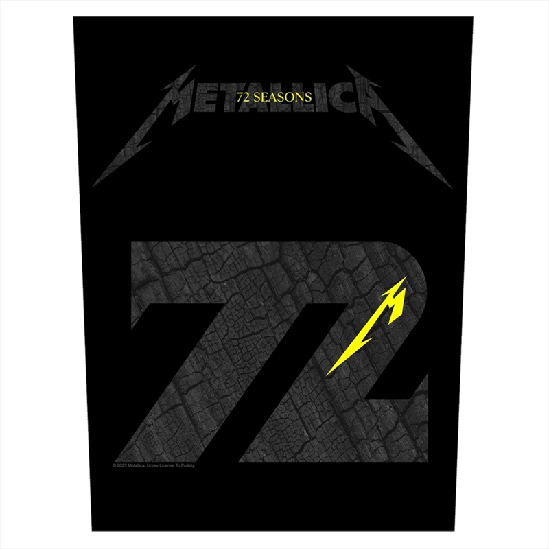 Metallica - 72 Seasons Band (Backpatch) - Patch/Product Detail/Buttons & Pins