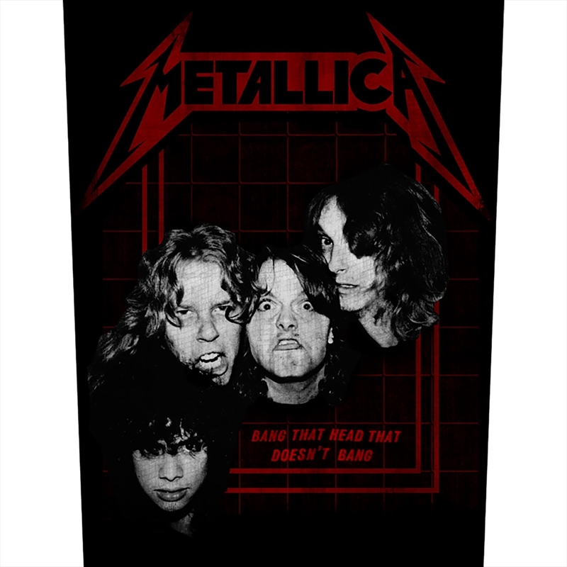 Metallica - Bang That Head (Backpatch) - Patch/Product Detail/Buttons & Pins