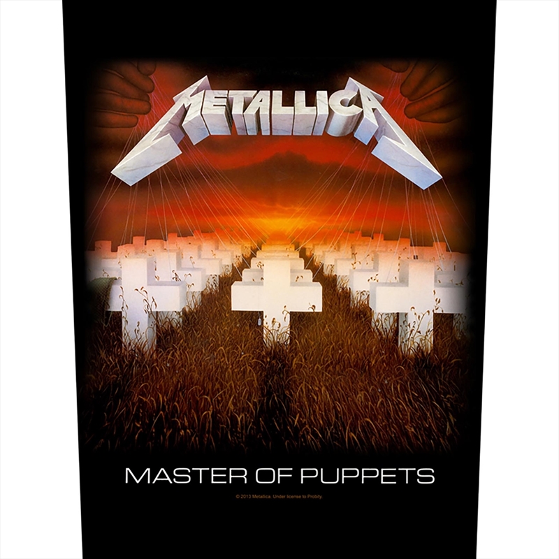 Metallica - Master Of Puppets (Backpatch) - Patch/Product Detail/Buttons & Pins