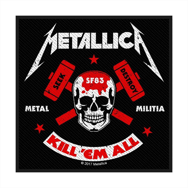 Metallica - Metal Militia - Patch/Product Detail/Buttons & Pins