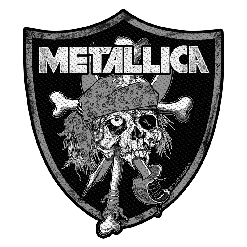 Metallica - Raiders Skull - Patch/Product Detail/Buttons & Pins