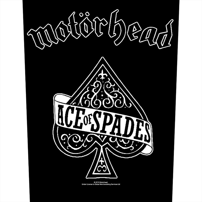 Motorhead - Ace Of Spades (Backpatch) - Patch/Product Detail/Buttons & Pins