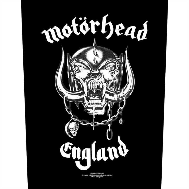 Motorhead - England (Backpatch) - Patch/Product Detail/Buttons & Pins