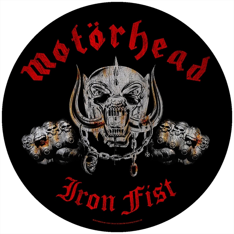 Motorhead - Iron Fist (Backpatch) - Patch/Product Detail/Buttons & Pins