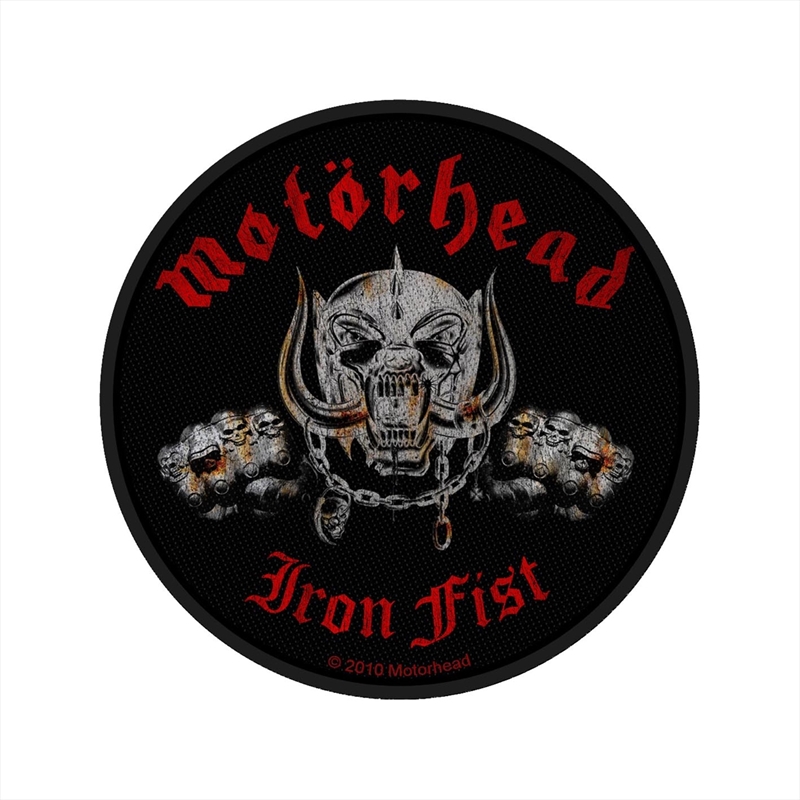 Motorhead - Iron Fist / Skull - Patch/Product Detail/Buttons & Pins