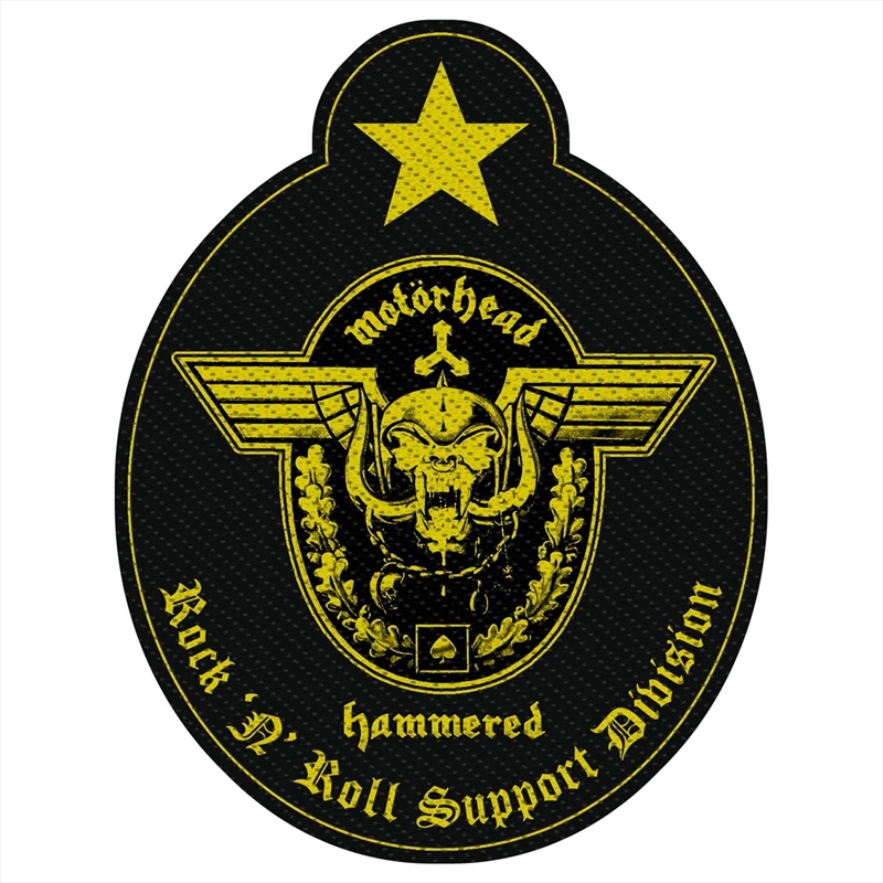 Motorhead - Support Division Cut Out - Patch/Product Detail/Buttons & Pins