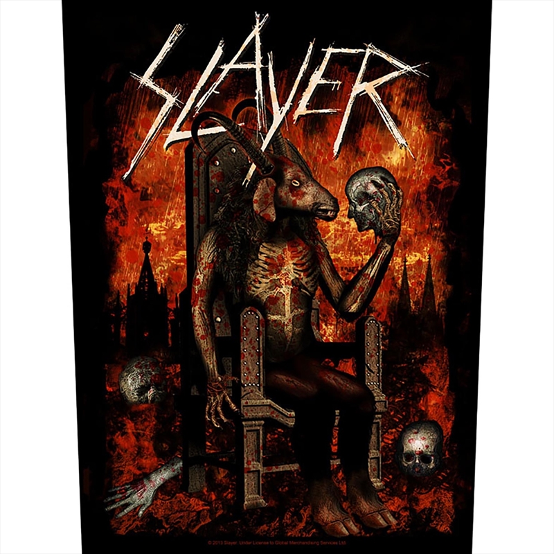 Slayer - Devil On Throne (Backpatch) - Patch/Product Detail/Buttons & Pins