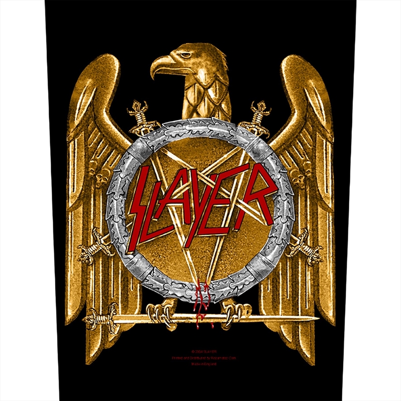 Slayer - Golden Eagle (Backpatch) - Patch/Product Detail/Buttons & Pins