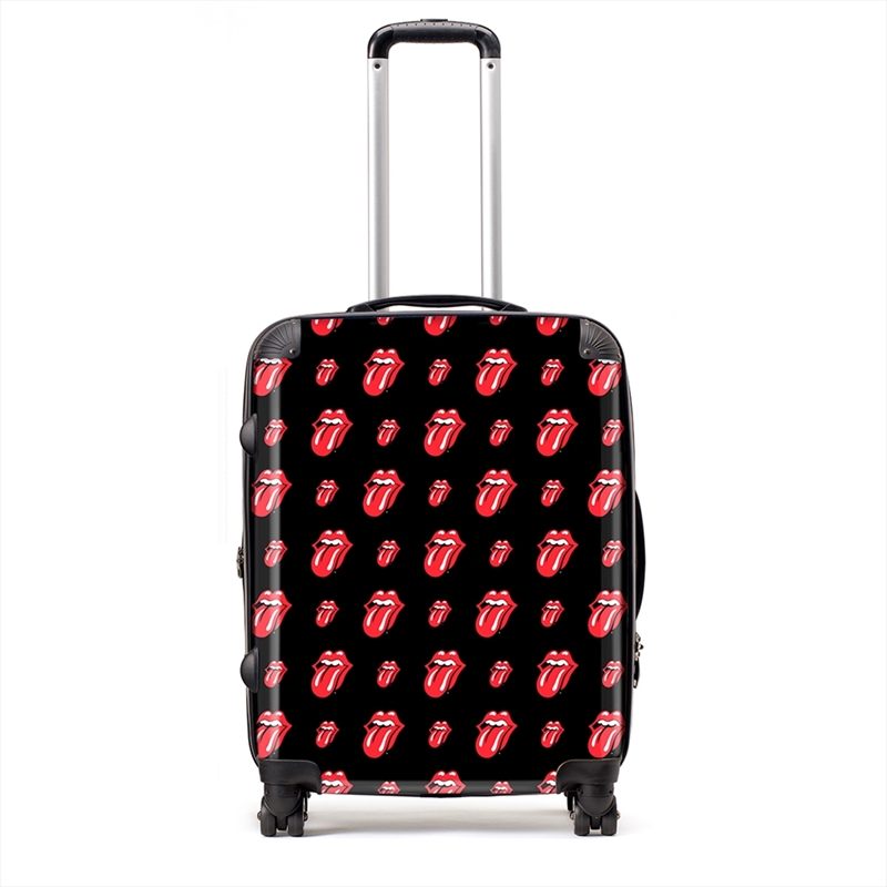 Rolling Stones - All Over Tongue - Suitcase - Black/Product Detail/Bags