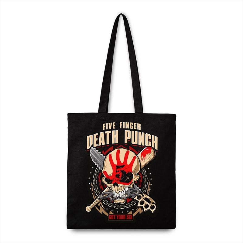 Five Finger Death Punch - Got Your Six - Tote Bag - Black/Product Detail/Bags