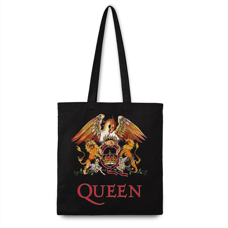 Queen - Classic Crest - Tote Bag - Black/Product Detail/Bags