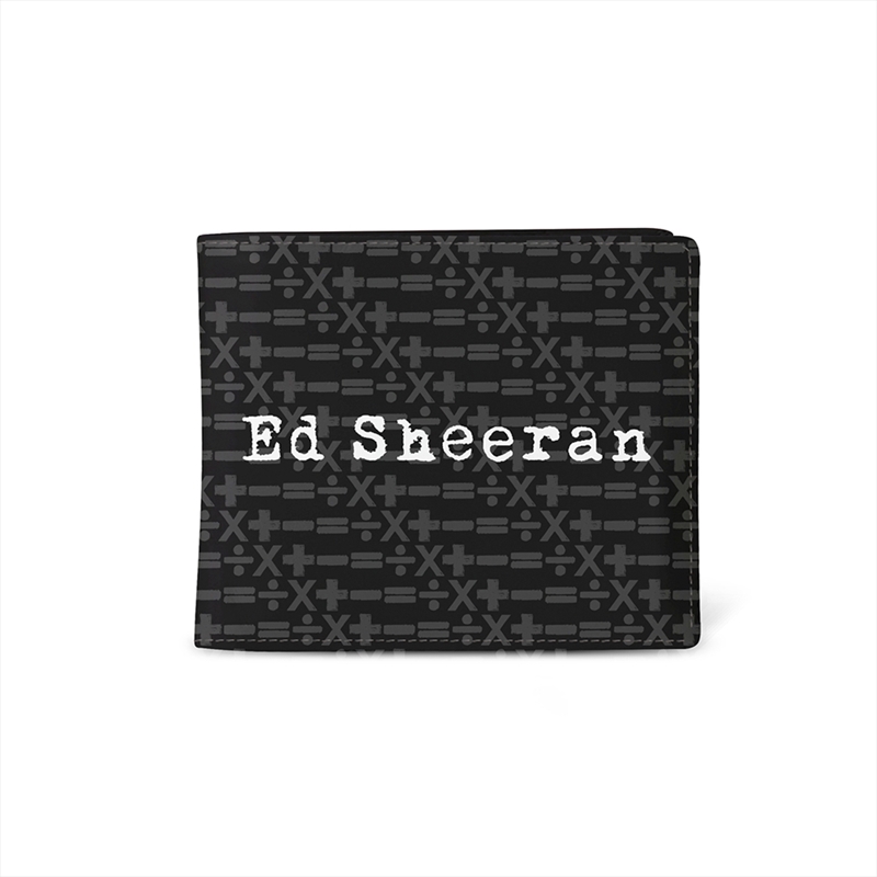 Ed Sheeran - Symbols Pattern - Wallet - Black/Product Detail/Wallets