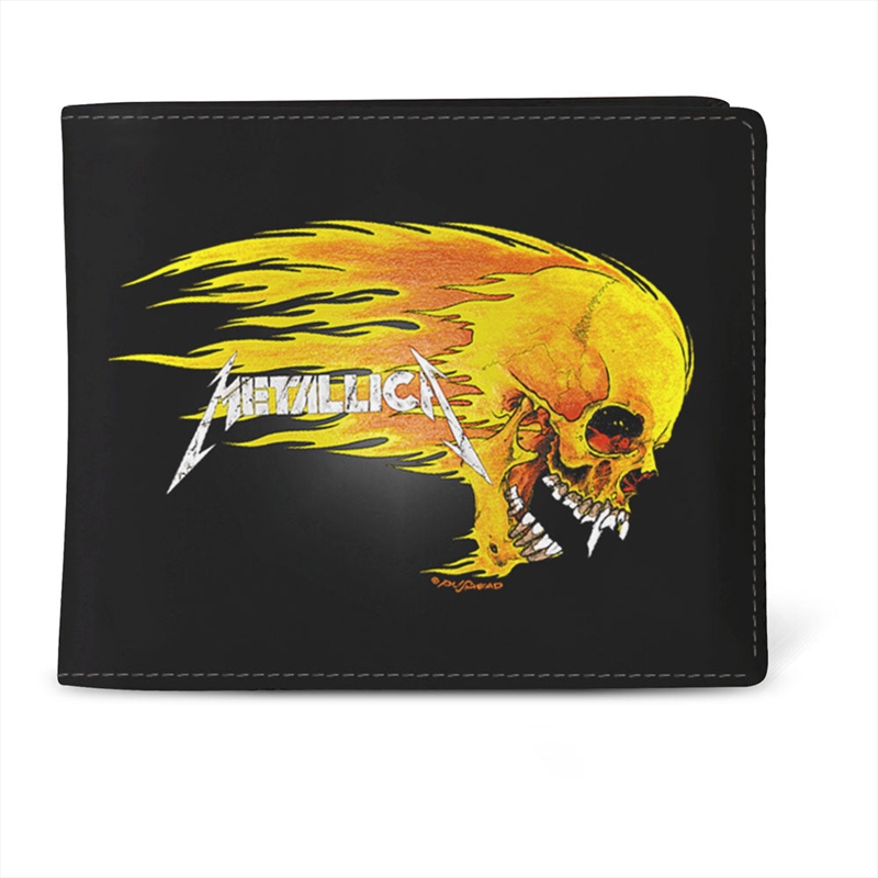 Metallica - Pushead Flame - Wallet - Black/Product Detail/Wallets