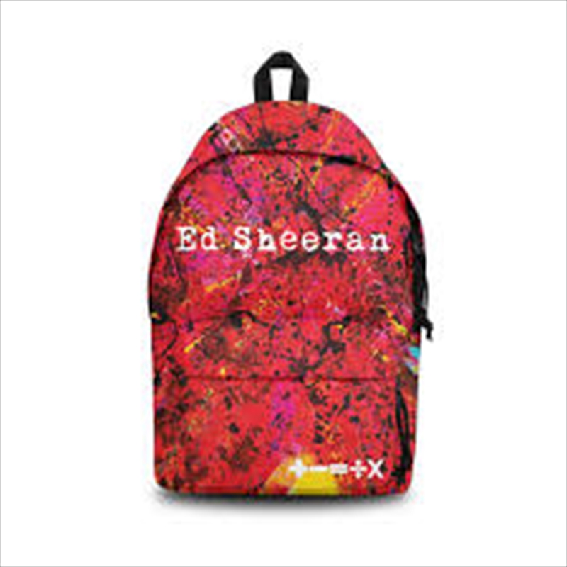 Ed Sheeran - Equals All Over - Backpack - Red/Product Detail/Bags
