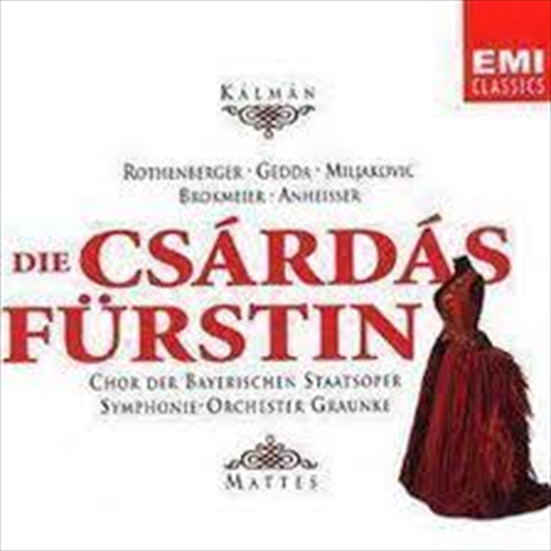 Kalman Die Csardasfuersti/Product Detail/Classical