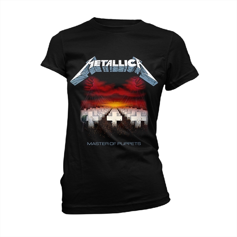 Metallica - Master Of Puppets Tracks - Black - LARGE/Product Detail/Shirts