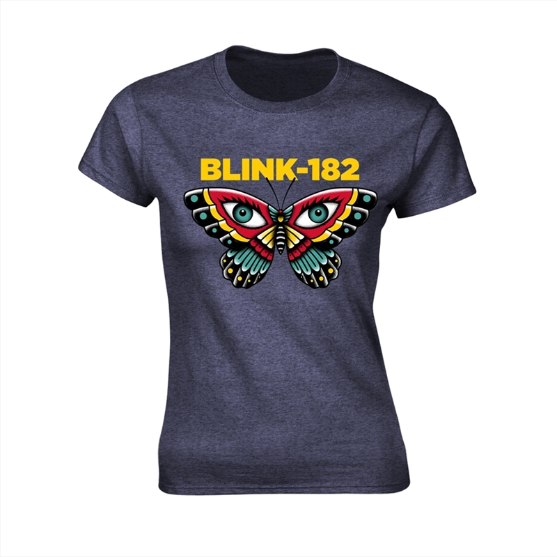 Blink 182 - Butterfly - Blue - LARGE/Product Detail/Shirts