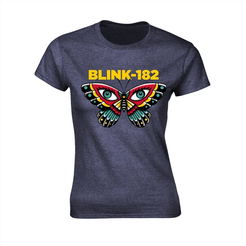 Blink 182 - Butterfly - Blue - XL/Product Detail/Shirts