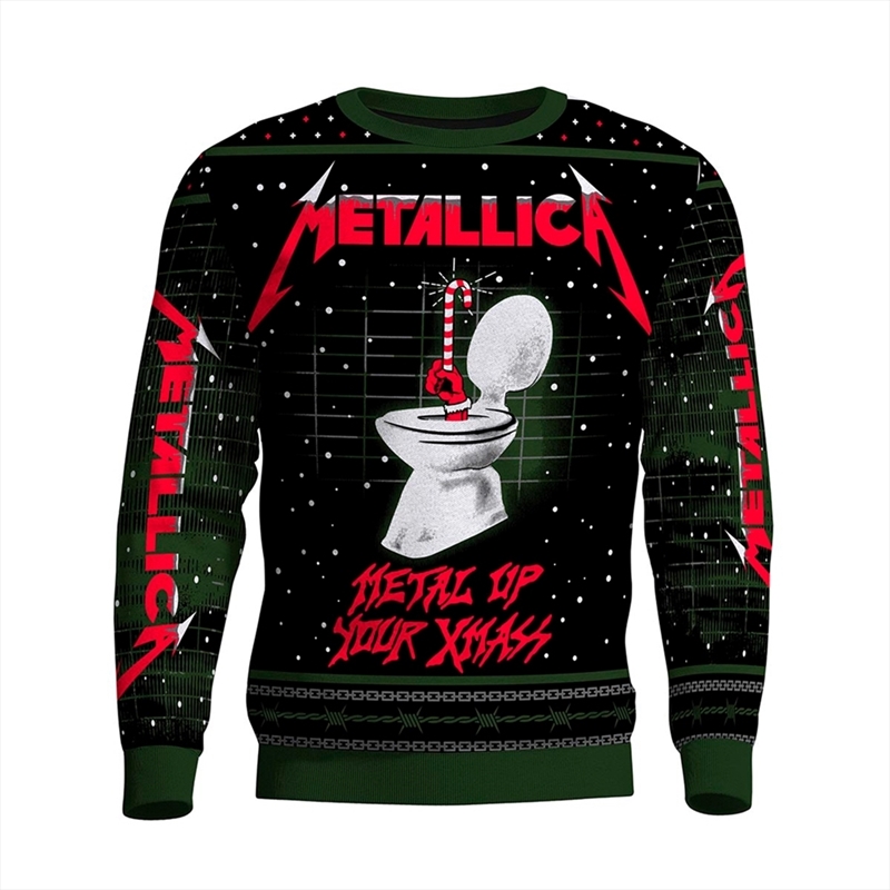 Metallica - Christmas 2023 Metal Up Your Xmass - Black - SMALL/Product Detail/Outerwear