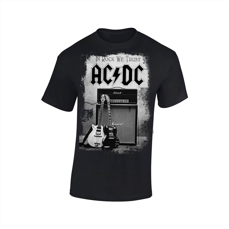 AC/DC - In Rock We Trust - Black - LARGE/Product Detail/Shirts