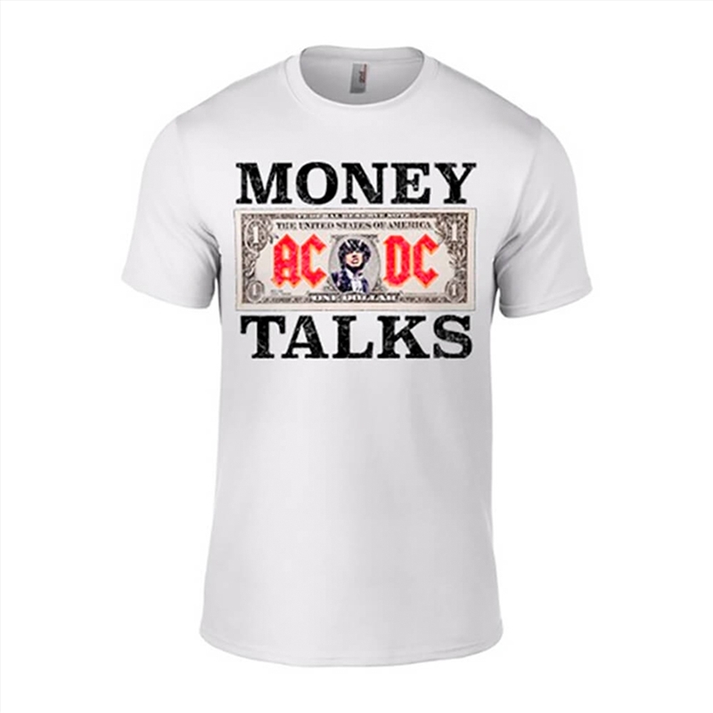 AC/DC - Money Talks - White - XL/Product Detail/Shirts