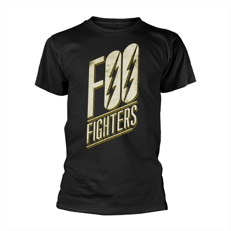 Foo Fighters - Slanted Logo - Black - SMALL/Product Detail/Shirts