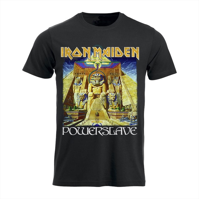 Iron Maiden - Powerslave - Black - SMALL/Product Detail/Shirts