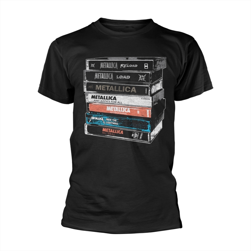 Metallica - Cassette - Black - SMALL/Product Detail/Shirts