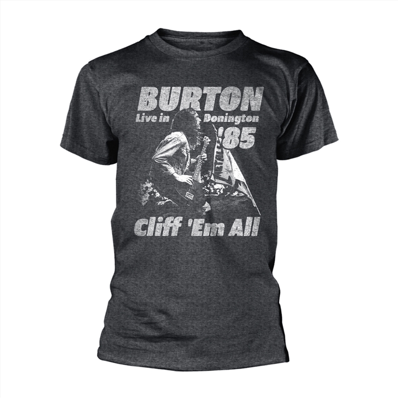Metallica - Cliff Burton Flag Retro - Grey - XXL/Product Detail/Shirts