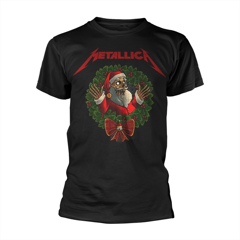 Metallica - Creeping Santa - Black - MEDIUM/Product Detail/Shirts