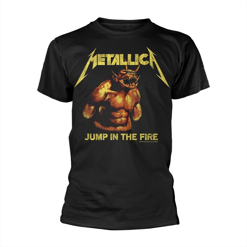 Metallica - Jump In The Fire Vintage - Black - SMALL/Product Detail/Shirts