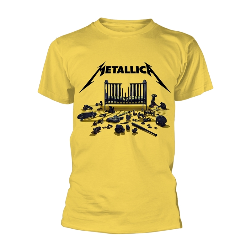 Metallica - Simplified Cover - Yellow - SMALL/Product Detail/Shirts