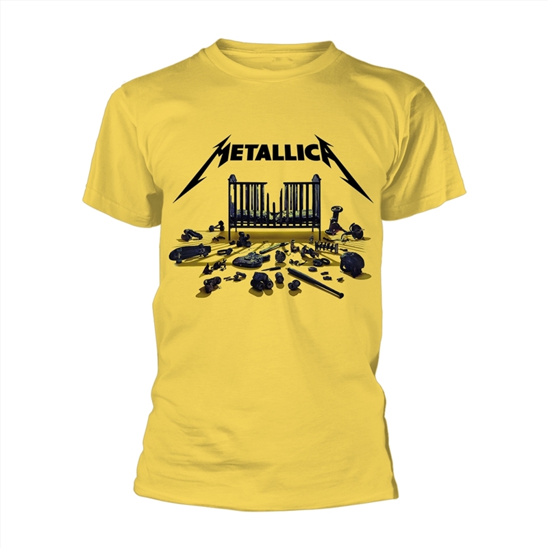 Metallica - Simplified Cover - Yellow - MEDIUM/Product Detail/Shirts