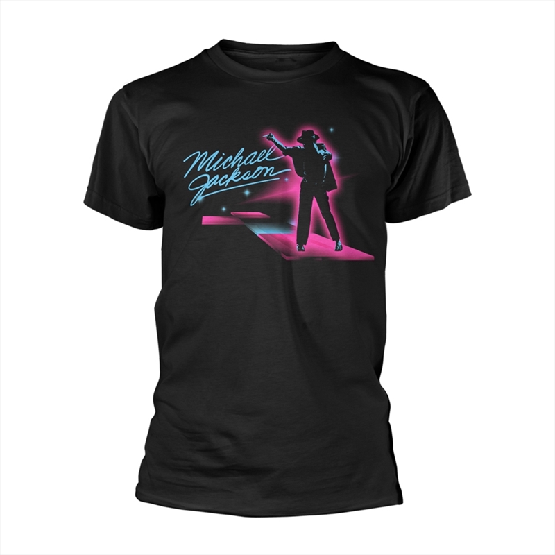 Michael Jackson - Neon - Black - SMALL/Product Detail/Shirts