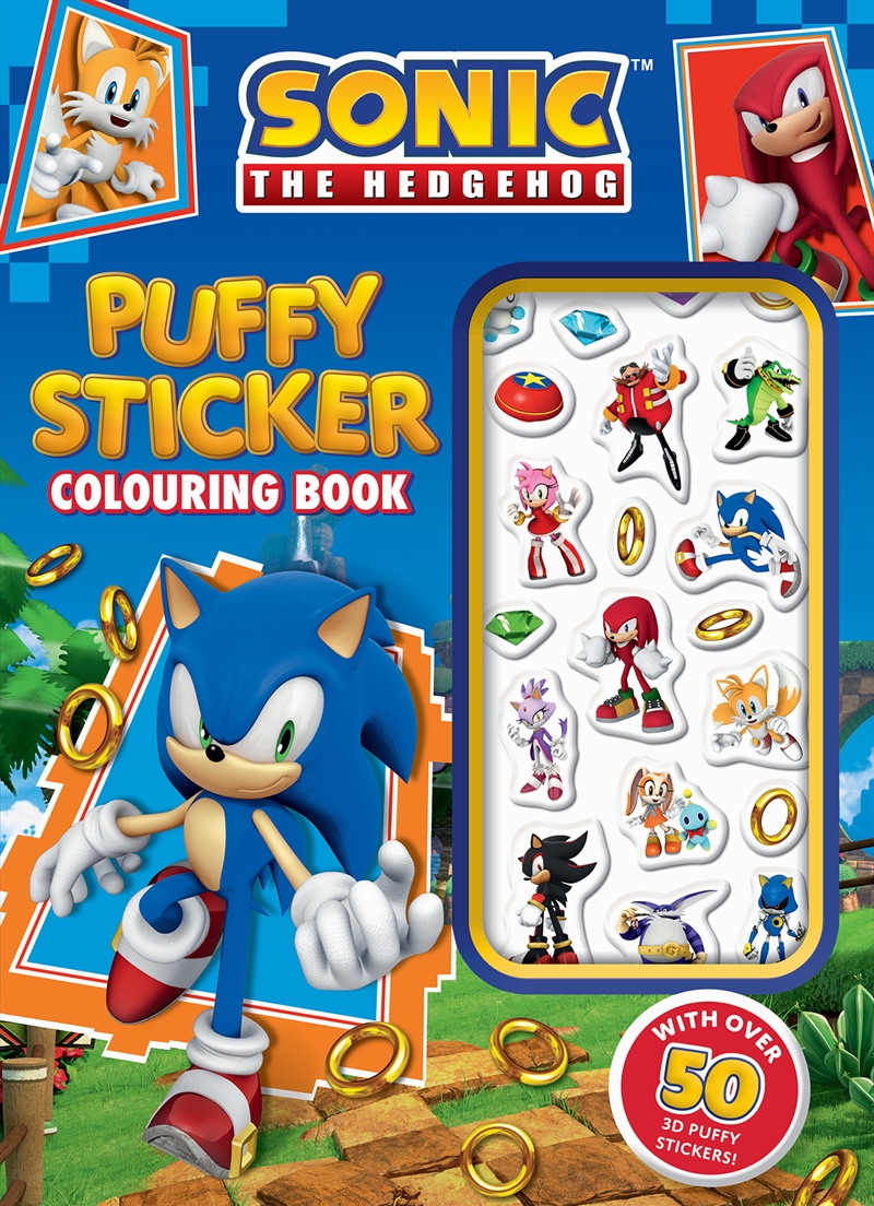 Sonic the Hedgehog: Puffy Sticker Colouring Book (Sega)/Product Detail/Kids Colouring