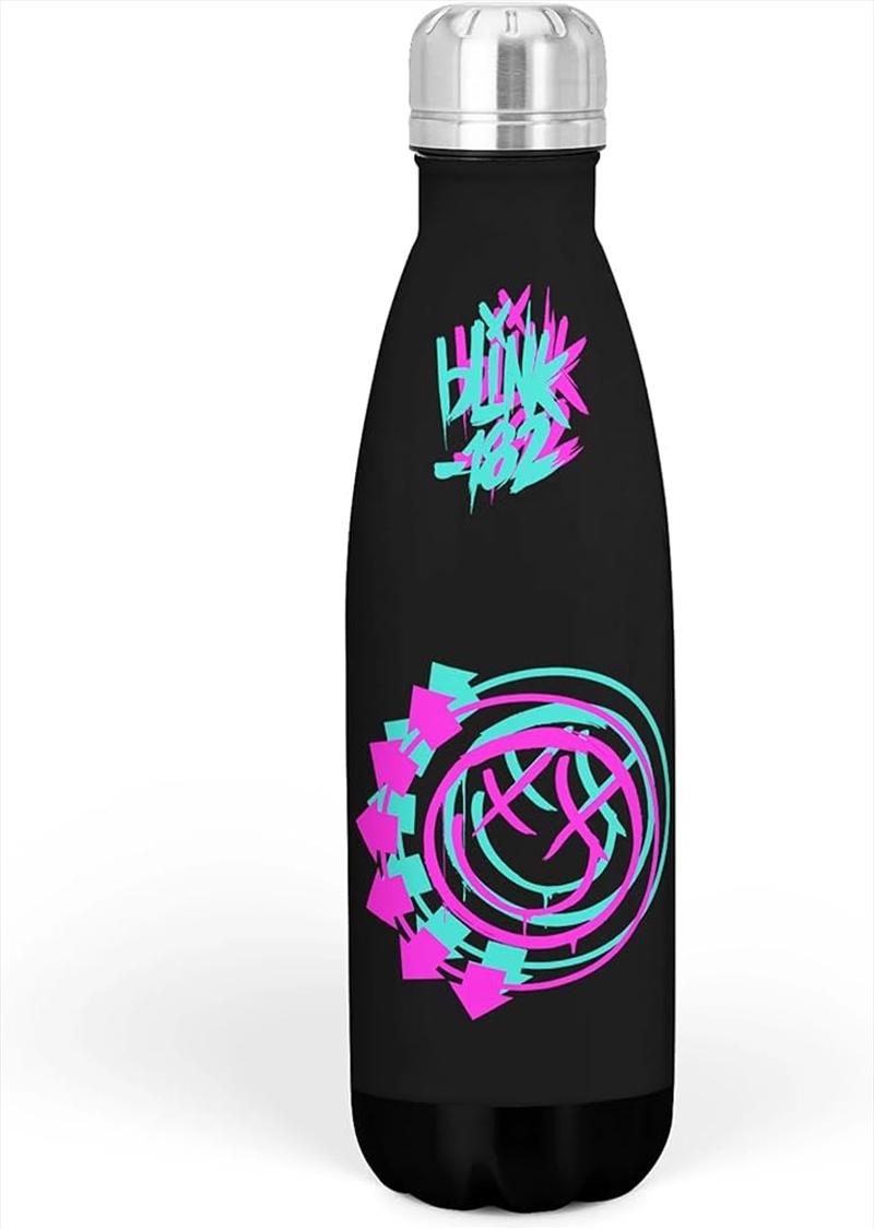 Blink 182 - Smile - Drink Bottle - Black/Product Detail/Drink Bottles