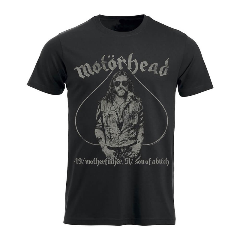 Motorhead - 49% Motherfucker, 51%Son Of A Bitch - Black - XL/Product Detail/Shirts