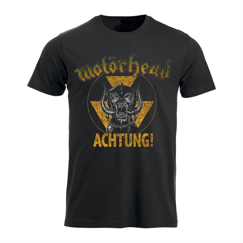 Motorhead - Achtung - Black - SMALL/Product Detail/Shirts