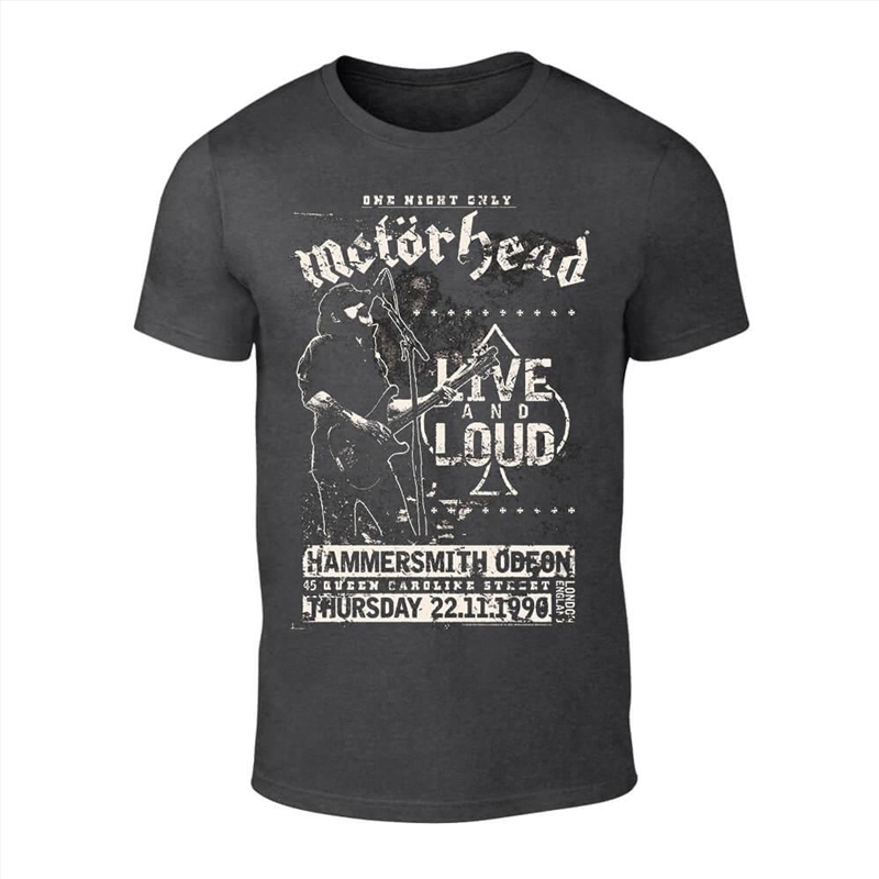 Motorhead - Live And Loud - Grey - MEDIUM/Product Detail/Shirts