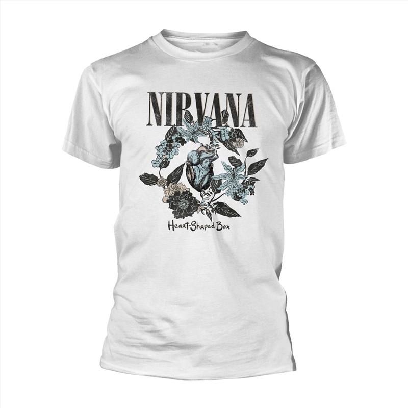 Nirvana - Heart Shaped Box - White - LARGE/Product Detail/Shirts