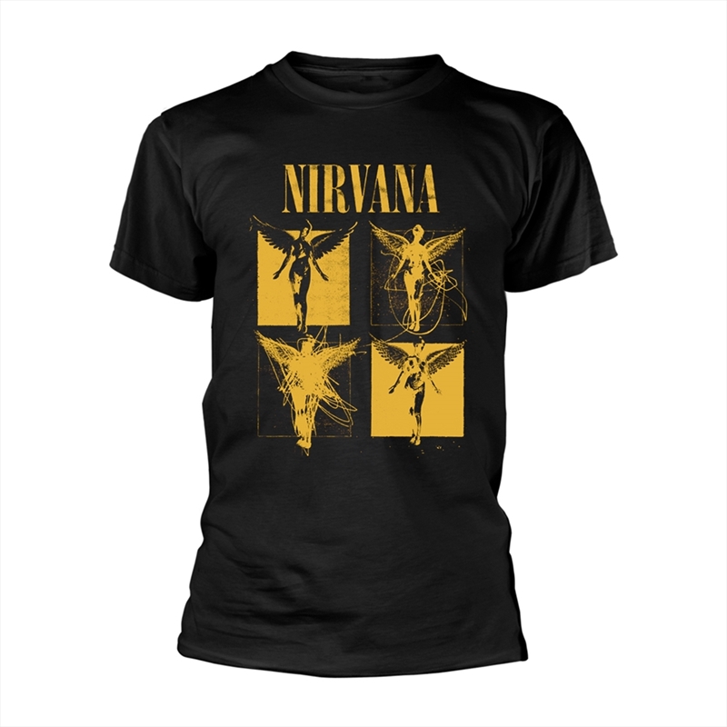 Nirvana - In Utero Grid - Black - SMALL/Product Detail/Shirts