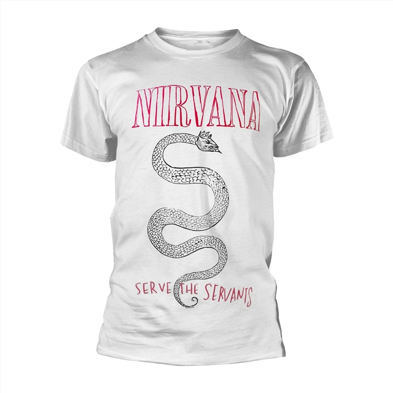 Nirvana - Serpent Snake - White - LARGE/Product Detail/Shirts
